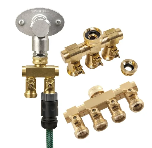"Wasserverteiler 2 Wege Außengewinde 3/4" image"