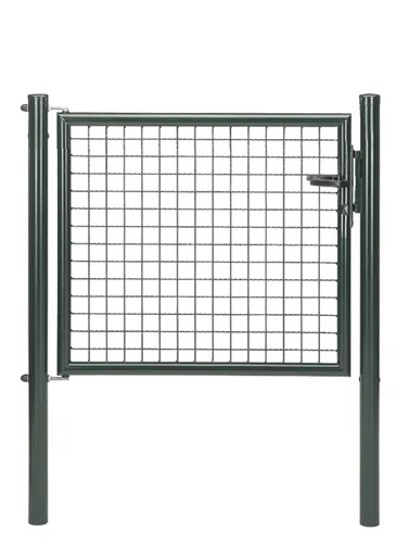 "Wellengitter-Einzeltor mit Zubehör, anthrazit-metallic, Breite 100 cm, Höhe 125 cm image"