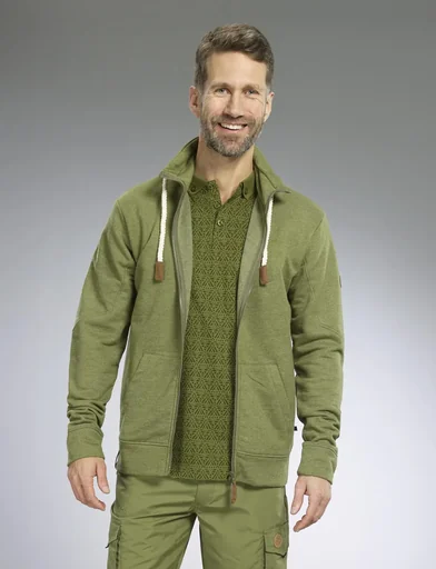 Sweatjacke, oliv