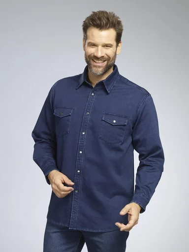 "Jeanshemd, Farbe jeansblau, Gr.M image"