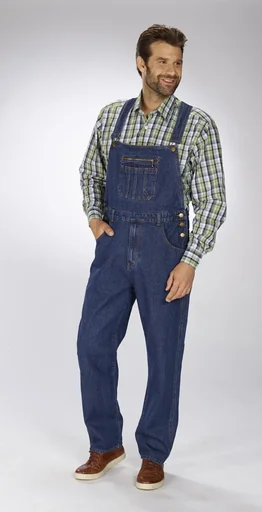 "Fabrik-Latzjeans, Gr.60 image"