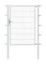 Einzeltor Flexo mit Zubehör, feuerverzinkt/ Breite 100 cm, Höhe 200 cm