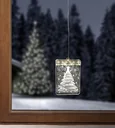 LED Fensterbild Weihnachtsbaum mit Saugnapf