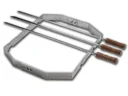 ChurrascoBBQ - Set für Smokin Pizzaring: 60 cm für südamerikanisches Spießgrillen