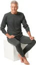 Thermo Unterhemd, langarm, anthrazit, Gr. M