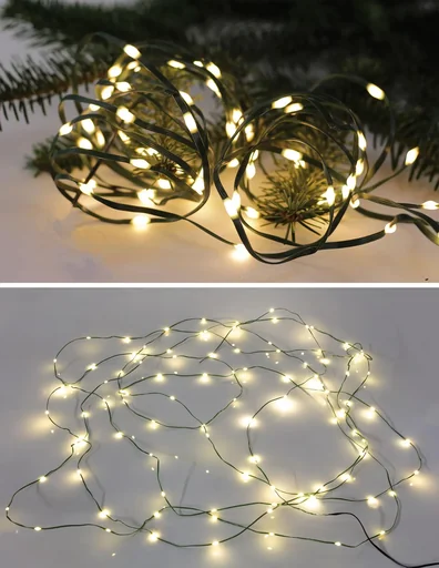 "LED Lichterkette mit 400 warmweißen LEDs image"
