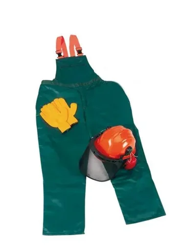 "Schnittschutz Sicherheits Starter Set: Hose Gr.54, Helm, Handschuhe image"