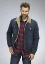 Jeansjacke mit Teddyfutter, Farbe jeanblau, Gr.L