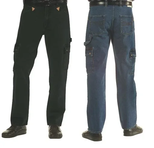"Workerjeans mit Zunftecken, Farbe blau, Gr.94 image"
