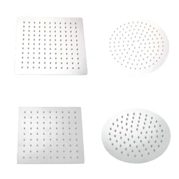 Duschkopf Kopfbrause 20x20 cm Regendusche aus Edelstahl mit 1 Strahlart G1/2 ind