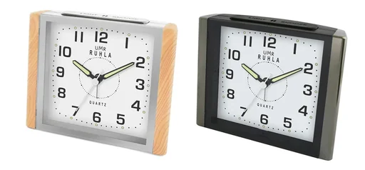 "Quarz Wecker mit Cresendo Alarm, grau image"
