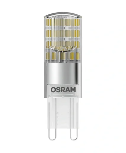 "LED Star Stiftlampe PIN30, 2,6 Watt, G9, warmweiß, klar image"