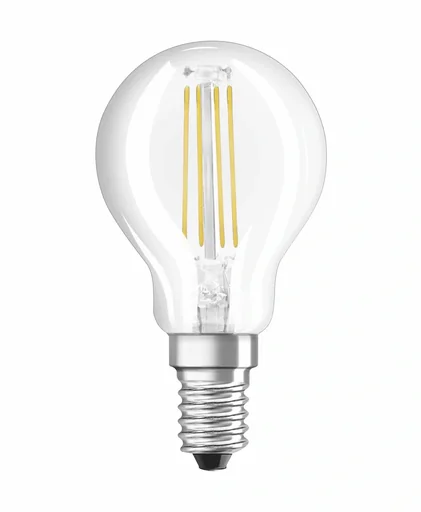 "LED STAR FILAMENT Tropfenlampe mit 6 Watt, E27, warmweiß, klar image"