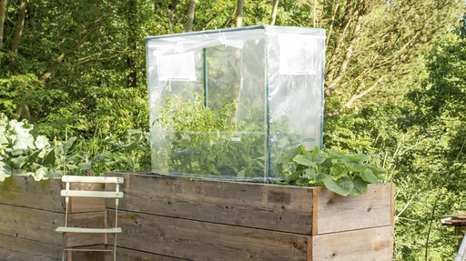 "Hochbeetabdeckung eckig S, 88 x 55 x 105 cm, Anbauhöhe 80-90 cm image"