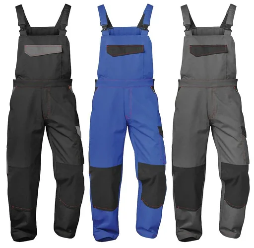 "Latzhose für Beruf und Hobby, Farbe grau, Gr. 60 image"