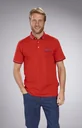 Poloshirt aus Pique, Farbe rot, Gr.M