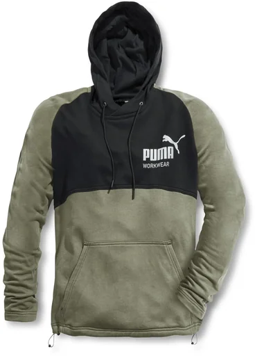 Hoodie CHAMP, oliv/carbon