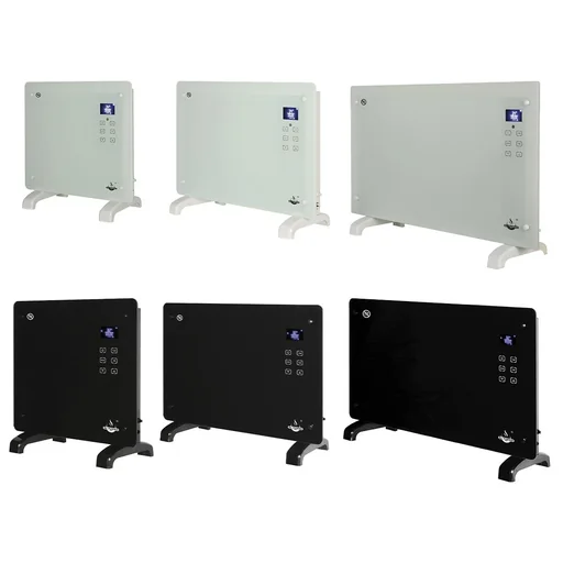 "Glaskonvektor,schwarz, 2000 W image"