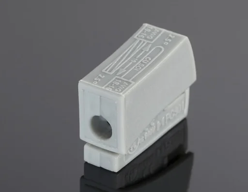 "Leuchtenklemmen, 100 Stk., 2,5 mm², doppelt, weiß image"