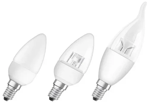 "Kerzenlampe LED Star CLAS B40 mit 5,5 Watt, matt, E14, warmweiß image"