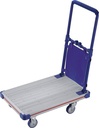Schiebegriffwagen aus Aluminium Ladefläche 630 x 400 mm, Tragkraft 150 kg