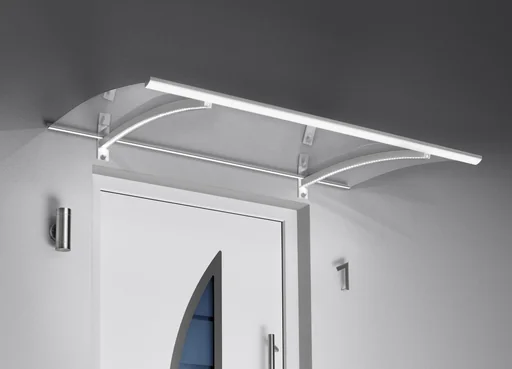 "Pultvordach mit LED-Technik, 1500 x 900 x 220 mm, Edelstahl image"