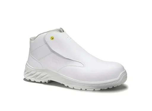 "Sicherheitsstiefel jo_CLEAN Slipper white Mid ESD S3 Gr. 46 image"