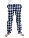 Flanellhosen im Doppelpack, blau-kariert/schwarz-kariert, Gr.XL