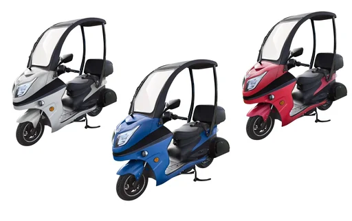 "E-Kompaktroller "Lucca Duo" - 40 km/h, blau image"