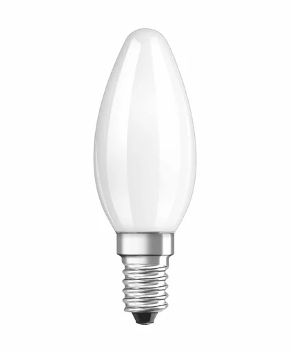 "LED Retrofit CLASSIC B25 Filament Lampe in Kerzenform mit 2,5 Watt, E14, warmweiß, matt image"