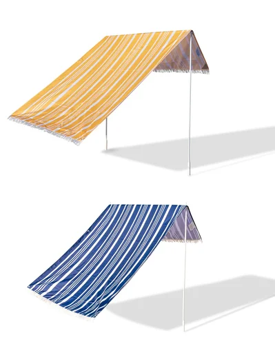 "Sonnensegel Strand 146x220x150 cm  Blau image"