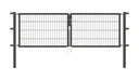Doppeltor Flexo mit Zubehör, anthrazit, Breite 250 cm, Höhe 160 cm, PF: 60x60 cm