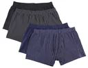 Boxershorts im Doppelpack, Farbe marine/marine gestreift, Gr.M