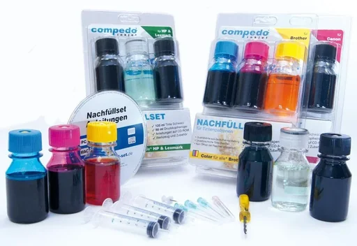 "Canon schwarz: 120 ml Tinte schwarz + 50 ml Druckkopfreiniger image"