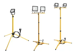 2 x 50W Stativ LED Baustrahler TW 8500 LM