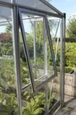 Seitenfenster H mit ESG, Farbe weiß