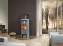 Kaminofen Opera-B Grande(7 kW) meteor-schwarz, Dauerbrand, Automatik