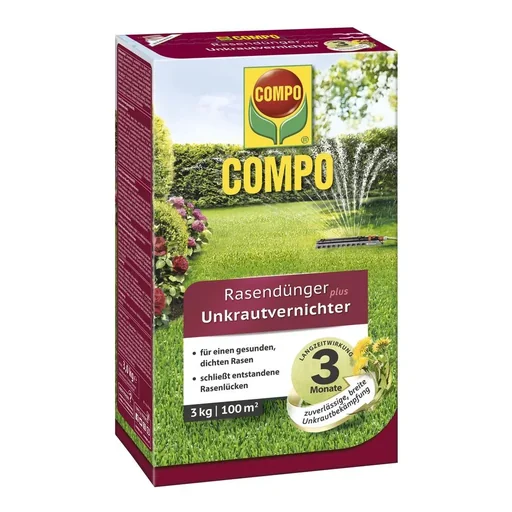 "Rasendünger mit Unkrautvernichter, 3 kg für 100 m² image"