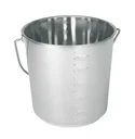 Edelstahl Eimer 8,5 l, 22 cm hoch