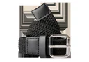 Stretch-Gürtel für Herren, superelastisch 3cm Breit, Farbe schwarz