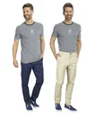 Hose mit Twill, Farbe marine, Gr.58