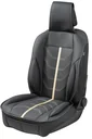 PKW Sitzauflage Kimi, Auto-Sitzaufleger im Rennsportdesign schwarz/gold