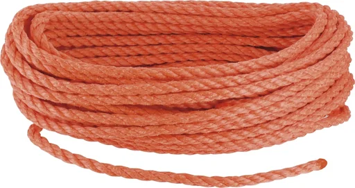 "Polypropylen Mehrzweckseil 8 mm x 20 m, Farbe orange image"