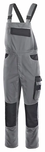 "Latzhose EXTREME, grau-schwarz, Gr. M image"