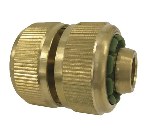 "Schlauchverbinder aus Messing, Stecksystem, 1/2" image"