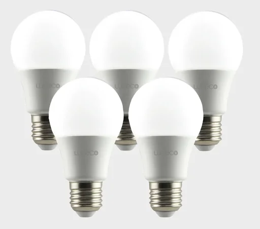 "5er Set LED Glühlampenform,E 27, 5 Watt, 470 Lumen, 2700 K image"