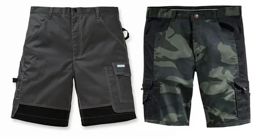 "Short mit Anti-Rutsch-Bund, Farbe camouflage/schwarz, Gr. M image"