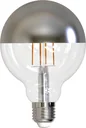 LED Retro Deko Globelampe verspiegelt mit 9 Watt, E27, 2000 Kelvin, dimmbar