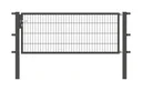 Einzeltor Flexo mit Zubehör, anthrazit/ Breite 200 cm, Höhe 140 cm
