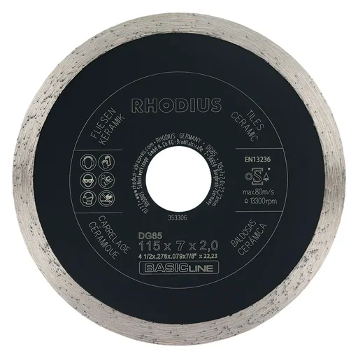 Diamanttrennscheibe DG85 TILES, 115 mm
